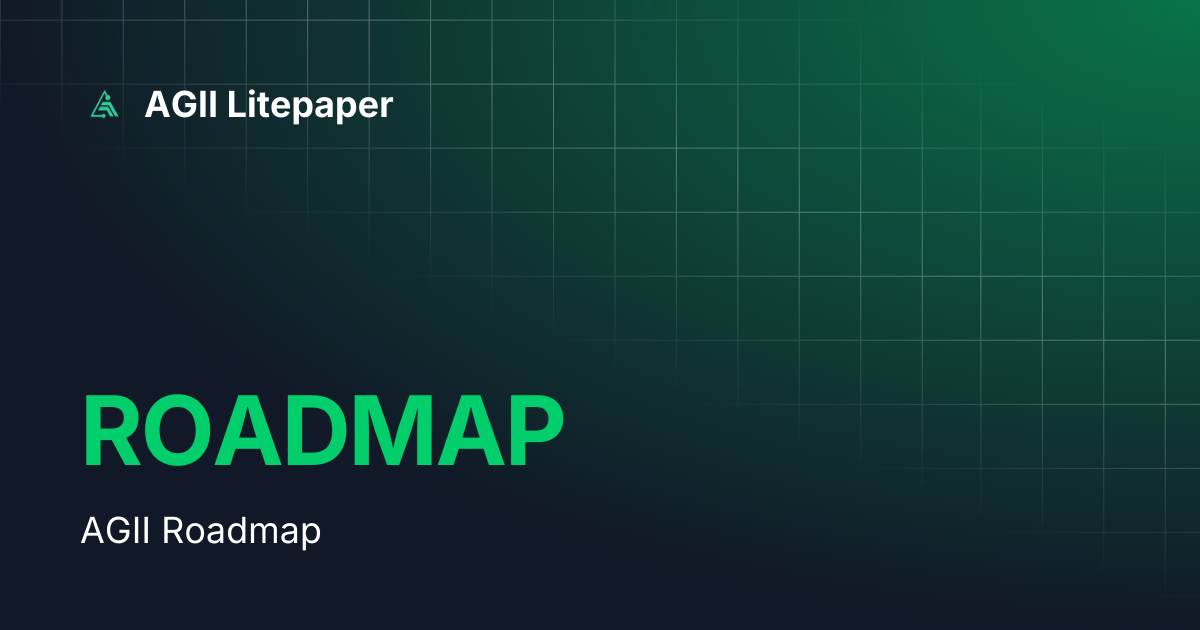 ROADMAP | AGII Litepaper